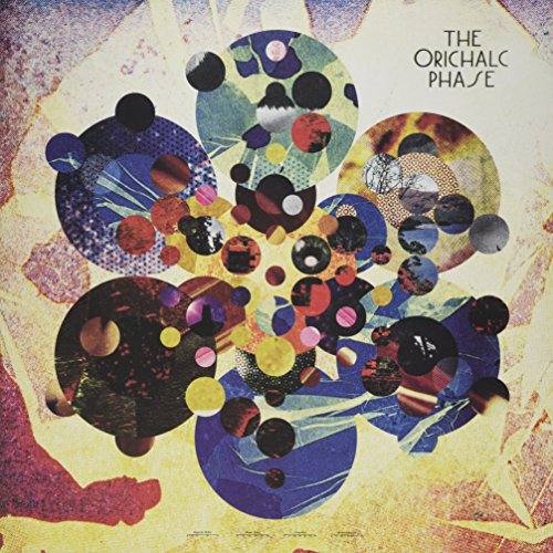 Album cover with abstract colorful circles and floral shapes.