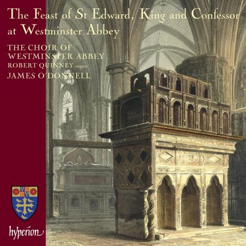"CD cover featuring an image of a stone shrine in a church."