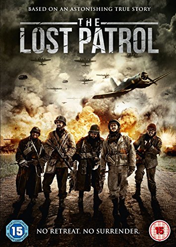 DVD cover for "The Lost Patrol" featuring soldiers and wartime aircraft.