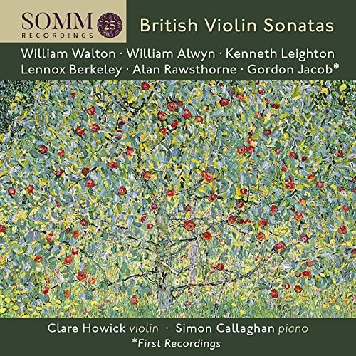 "CD cover with floral pattern and text listing musicians and composers."