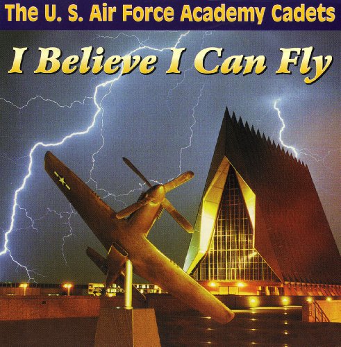 CD cover: Airplane, lightning, and the Air Force Academy Chapel.