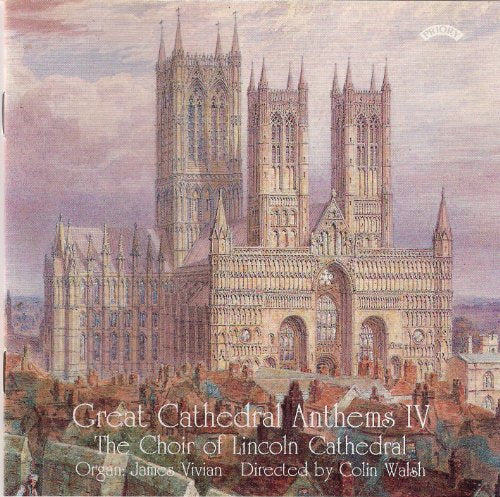 Cathedral album cover featuring a gothic cathedral illustration with text overlay.