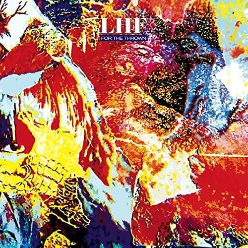 Album cover for “For The Thrown” with abstract, colorful paint strokes.