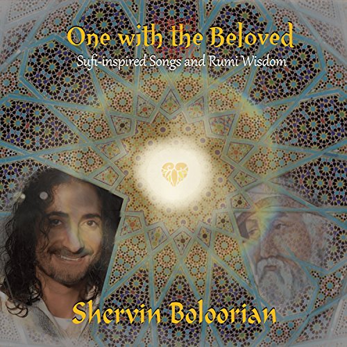 "CD cover featuring a man and ornate geometric pattern with yellow text."