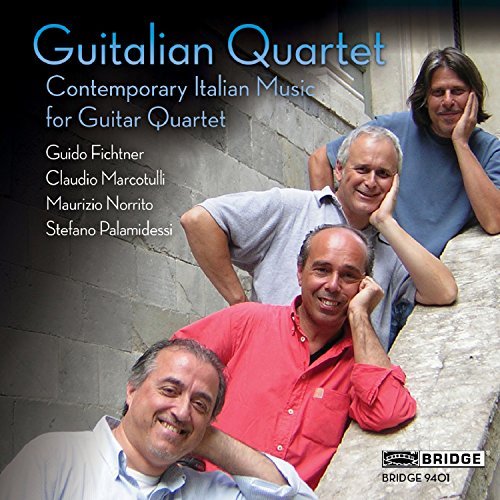 "CD cover featuring four smiling men leaning against a concrete wall."