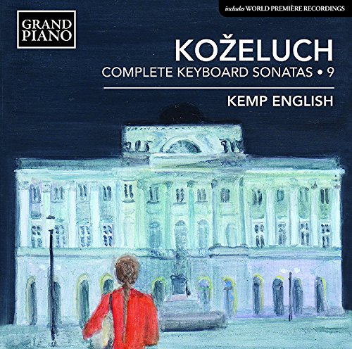 CD cover featuring a man in orange robe outside a white building on black background.