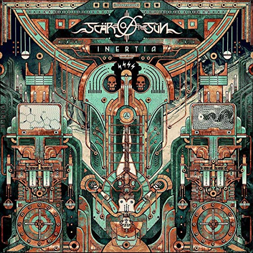 CD cover art: intricate, symmetrical design with skulls and mechanical elements.
