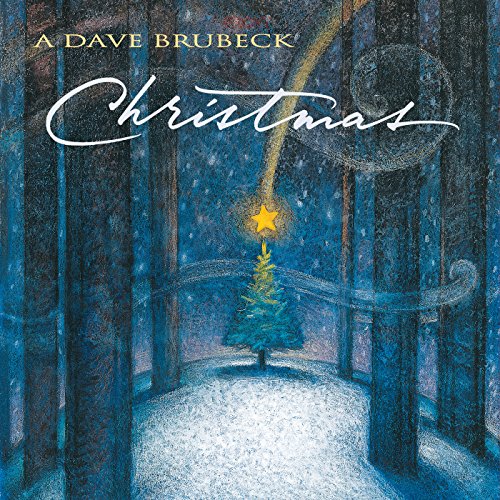 "Album cover with a Christmas tree and star in a dark, snowy scene."