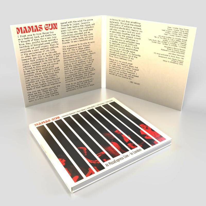 CD case for “Mamas Gun - At PizzaExpress Live - In London” album.