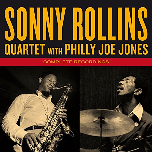 CD cover for Sonny Rollins’ “Complete Recordings” featuring two musicians.