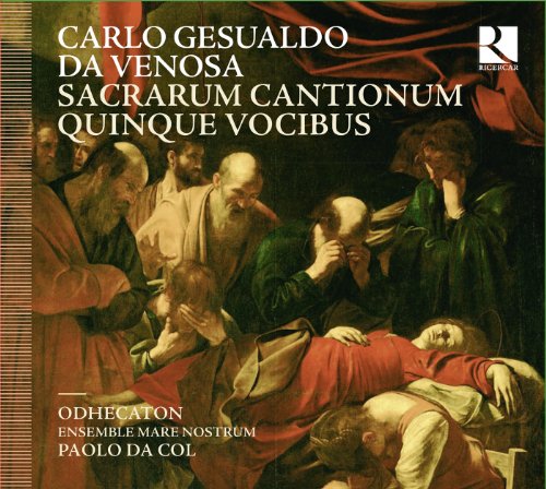 "CD cover with Renaissance painting of mourners around a deceased person, text overlay."