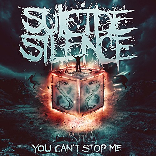 The album cover for "Suicide Silence - You Can't Stop Me" features a glowing box.