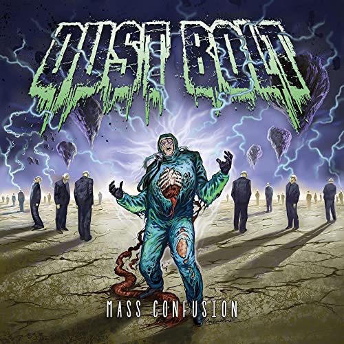 Album cover for Dust Bolt’s “Mass Confusion” depicts a figure with an open chest.