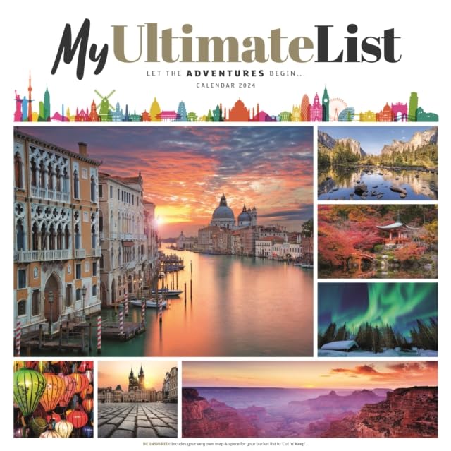 My Ultimate List Wall Calendar 2024