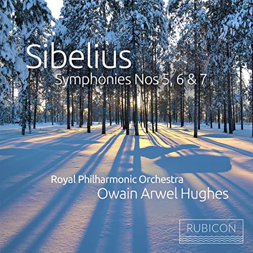 CD cover: Snowy forest with "Sibelius" and orchestra details text.