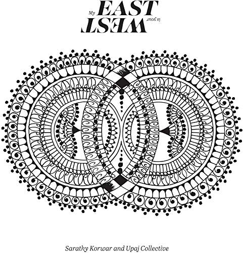 Black and white album cover with intricate circular, mandala-like design.