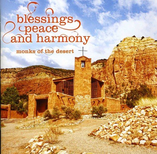 CD cover: desert landscape with a stone church and text "blessings peace and harmony".