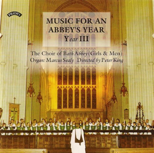CD cover: abbey interior with choir, titled "Music For An Abbey's Year Volume 3".