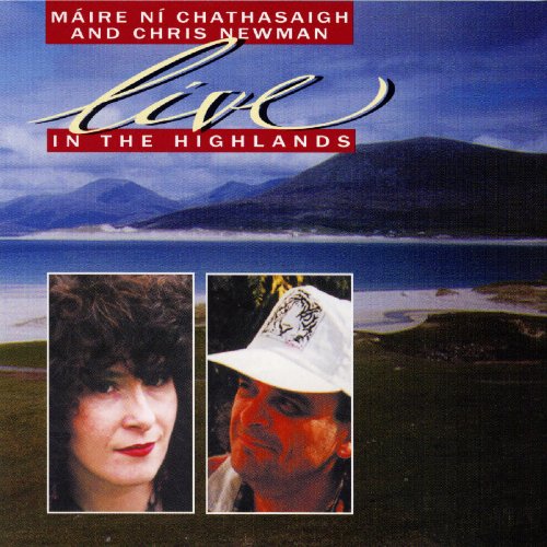 "CD cover featuring a landscape and portraits of a woman and a man."