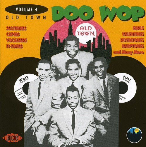 CD cover for “Old Town Doo Wop Vol.4” featuring a 1950s vocal group.