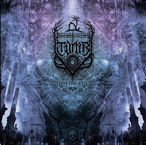 Album cover for T.o.m.b.'s "Thin The Veil" with gothic imagery.