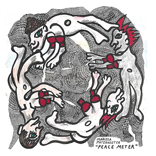 CD cover with black and white illustration of intertwined figures.