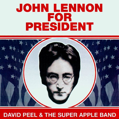 CD cover for "John Lennon for President" featuring Lennon’s portrait.