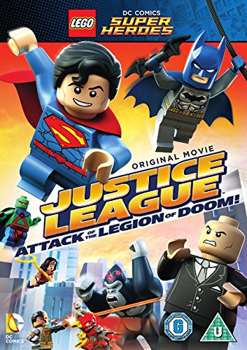 Lego Justice League: Attack of the Legion of Doom DVD cover.