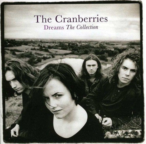 The Cranberries album cover featuring a black-and-white band photo in a field.