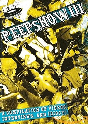 DVD cover for "Peepshow III" featuring energetic musicians in yellow tones.