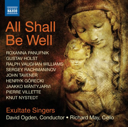 CD cover for "All Shall Be Well" featuring a Madonna and child painting.