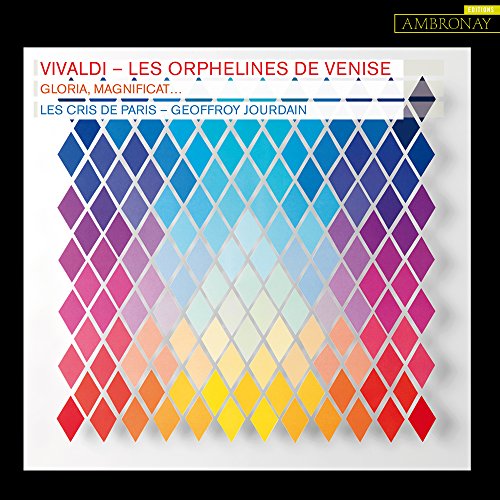 CD cover with a geometric diamond pattern in rainbow colors.