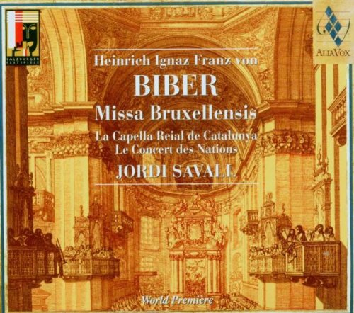 "CD cover with ornate church interior and white text overlay."