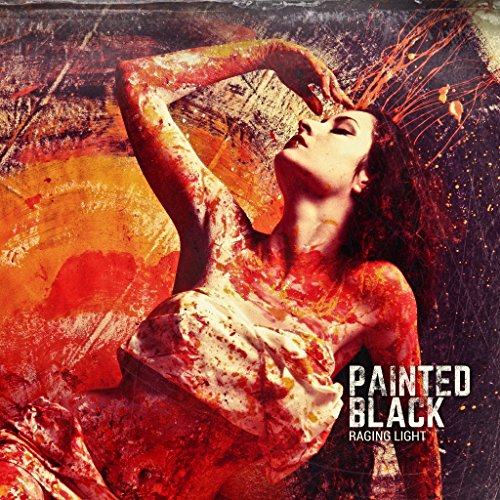 The alt text for the image is: "Album cover with a woman covered in red paint."