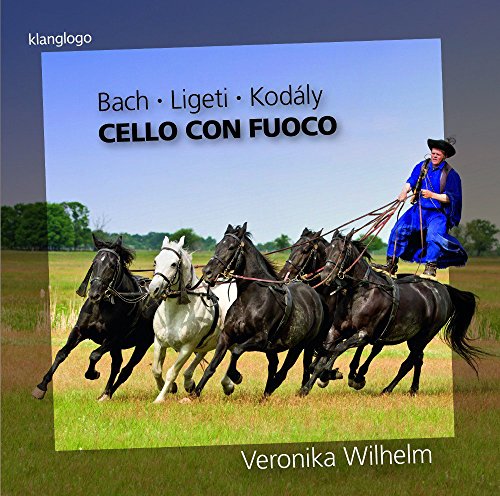 "CD cover featuring a man driving horses in a field, with bold text."
