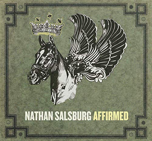 CD cover: horse head with wings and a crown, green background.