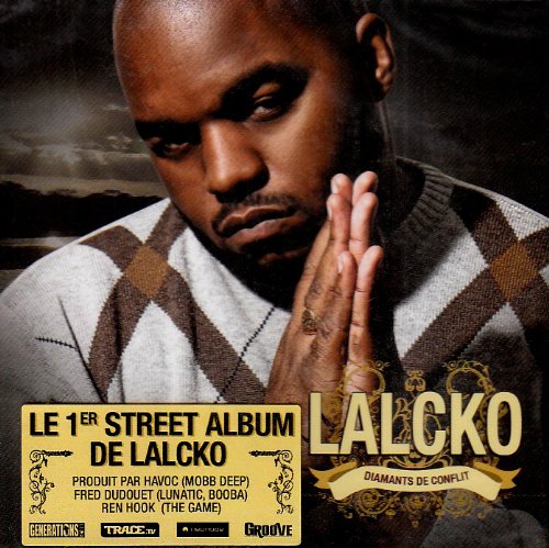 CD cover for Lacko’s “Diamants De Conflit” featuring a portrait of the artist.