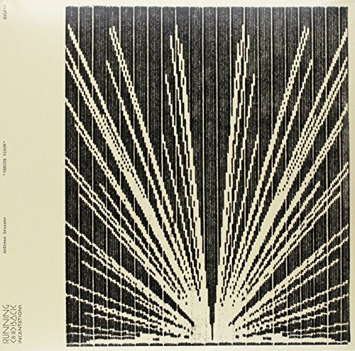 Vinyl record cover with abstract black lines radiating from center.