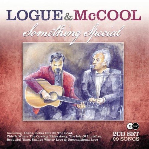 CD cover for Logue & McCool’s “Something Special” featuring two musicians.