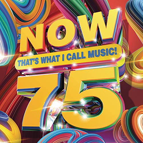 CD cover for “Now That’s What I Call Music, Vol. 75” with bright colors.