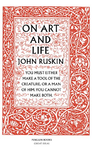 "Book cover with red ornate border, white center, and black text on a white background."