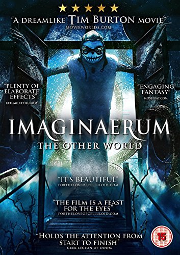 "Image shows a DVD cover for 'Imaginarium: The Other World' with a ghostly figure."