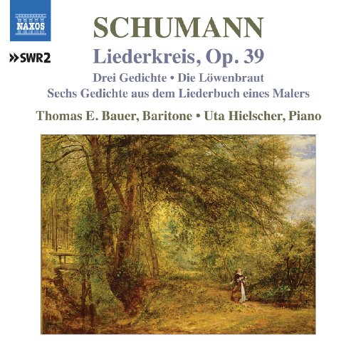 CD cover for Schumann’s Lieder Edition 7 featuring a forest painting.