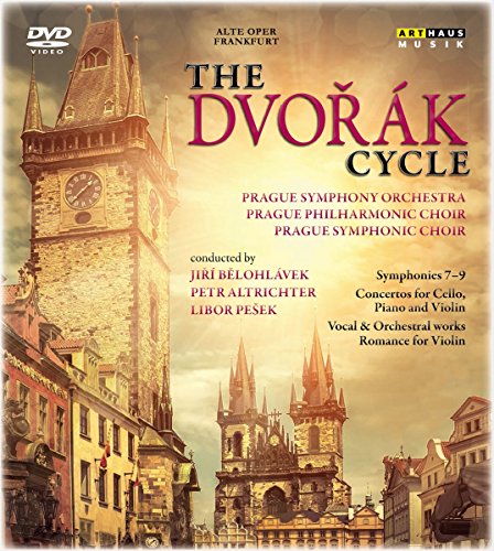 DVD cover featuring a Prague cityscape with "The Dvorak Cycle" title.