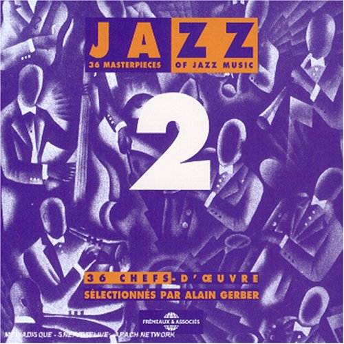 CD cover for “Jazz 2” with purple and white abstract design.