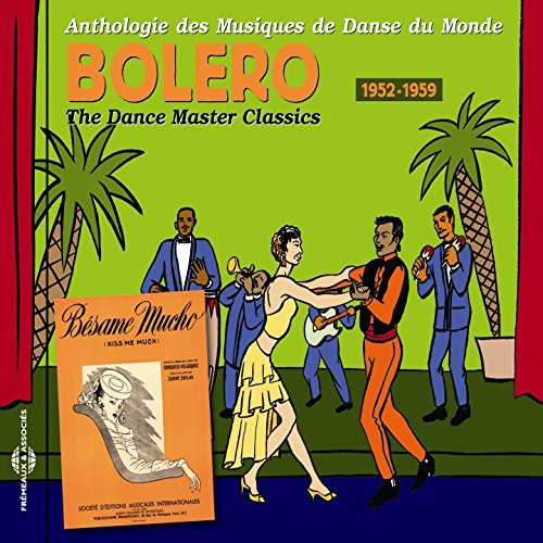 CD cover: illustrated dancers and musicians, text “Bolero 1952-1959”.