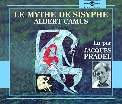 CD cover for "Le Mythe de Sisyphe" featuring abstract art and a portrait.