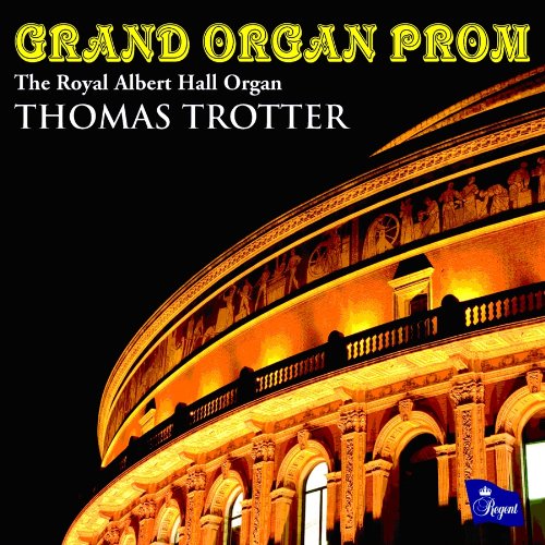 "CD cover featuring the Royal Albert Hall lit up at night."