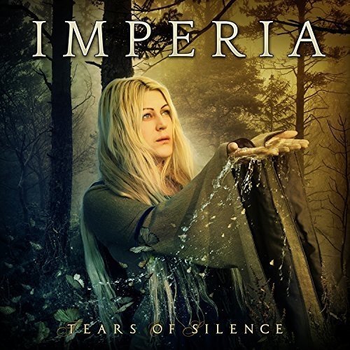 CD cover for Imperia’s “Tears Of Silence” featuring a woman in a forest.