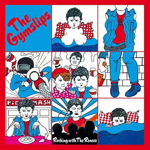 Album cover for "Strung Out On Heavens High" with cartoon illustrations.